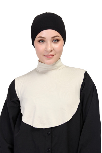 TRModam Plain Turtleneck Neck Collar