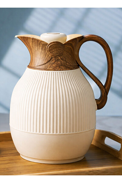 ALQANNAS 1 Liter Insulated Vacuum Thermos Flask | Keeps Drinks Hot for 24 Hou...