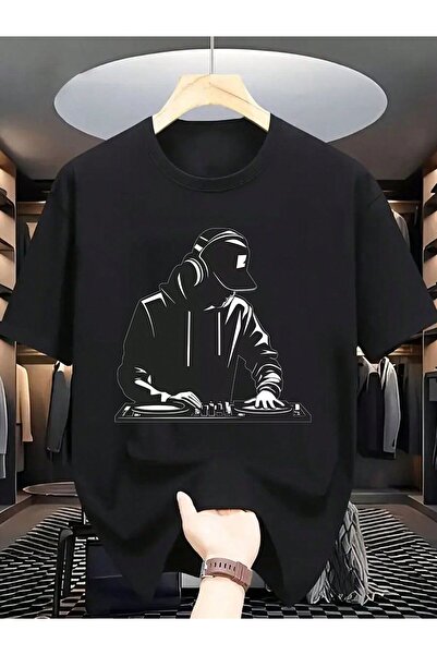 ZEMLİYA Tricou unisex supradimensionat cu imprimeu grafic – Croială lejeră pe...