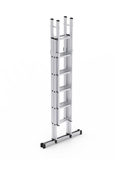 2*4=8+2=10 MT 65X25 ÇİFT SÜRGÜLÜ MERDİVEN