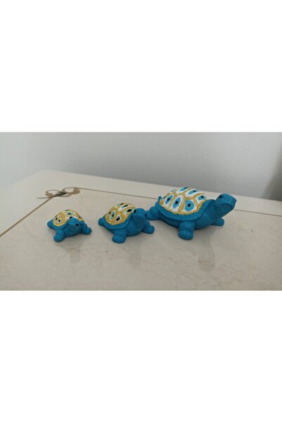 Store Dekoratif nazar boncuğu desenli Şans kaplumbağası