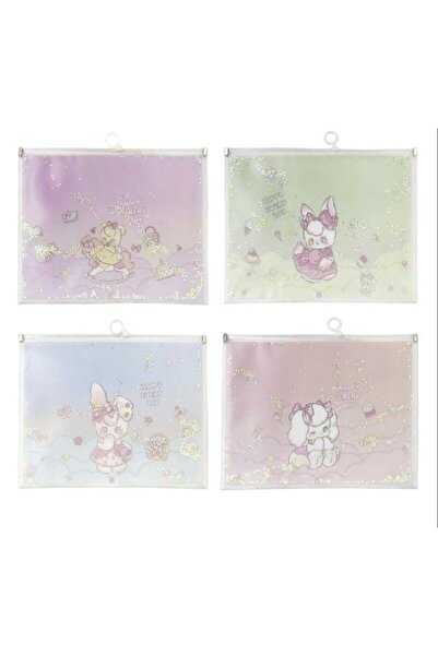 ALPA STORE Mikro Desenli Fermuarlı Yıldızlı Dosya 1 ADET