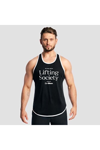 GymBeam Lift Society Stringer Negru