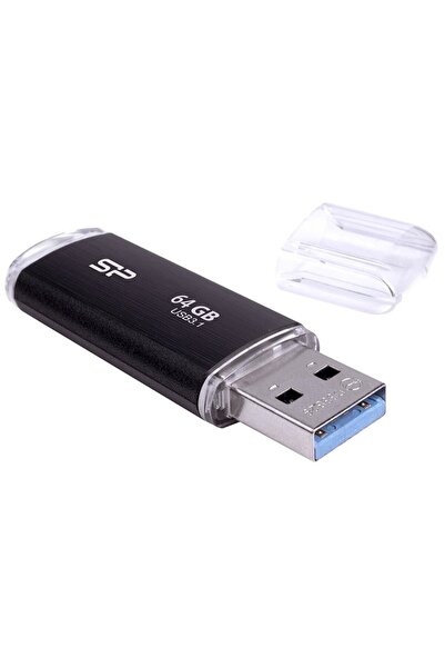 Silicon Power USB Memory Blaze B02 64GB USB 3.1 Black