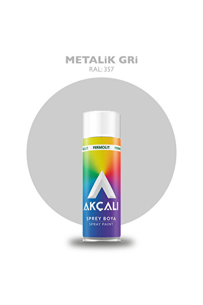 Akçalı Sprey Boya METALİK GRİ - 357