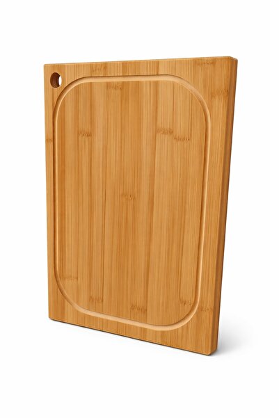 EYM Ticaret Akıllı evye uyumlu Bambu Kesme Tahtası 36 x 26 cm