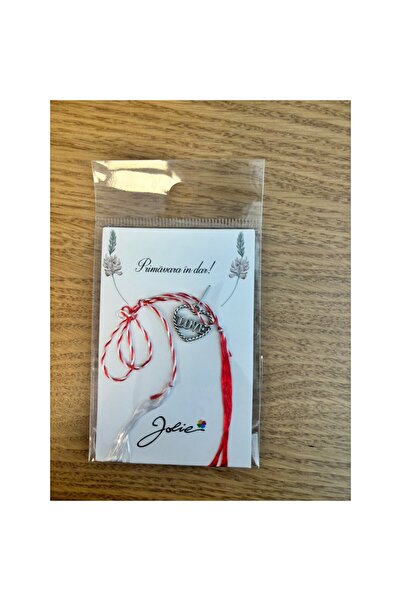 Flippy Traditional Martisor, Jolie, Heart Love Model, Silver