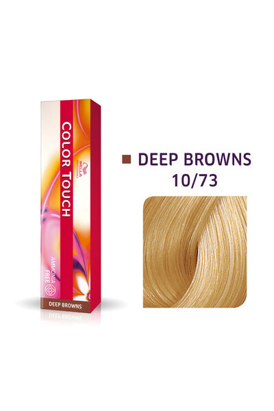 Wella Professionals Color Touch demi-permanent hair dye 10/73 – golden brown ...