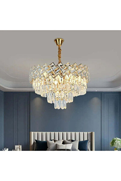 Alessandro DESIGN Кристален полилей WINDSOR Eleganza 8x E14, лъскаво злато, р...