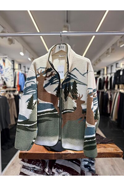 Mzr Collection ŽENSKA PLANINSKA MAJICA SA JELINOVIM UZORAKOM I PUNIM ZATVOROM...