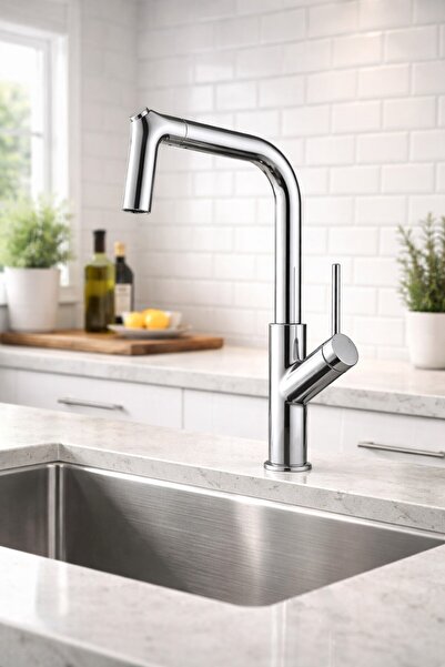 Sardıcı Eagle Series Spiral Kitchen Sink Faucet