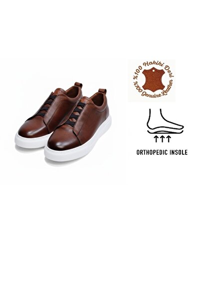 Fancy Erkek İçi @ Dışı Hakiki Deri Ortapedik Taban Sneakers & Spor Ayakkabı