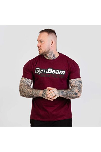 GymBeam Tricou Beam Burgundy