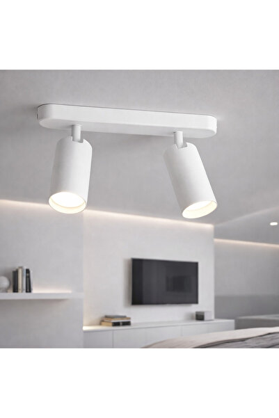 ALC-Shop Lustra Joom cu Proiector Liniar 2XGU10 Alb