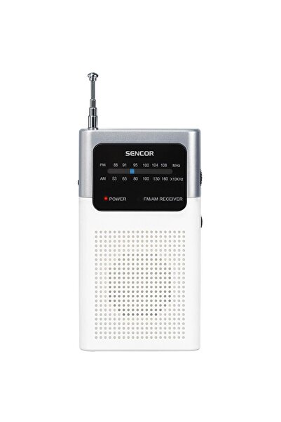 Sencor Radio portabil SRD 1100W cu mufă 3.5, alb