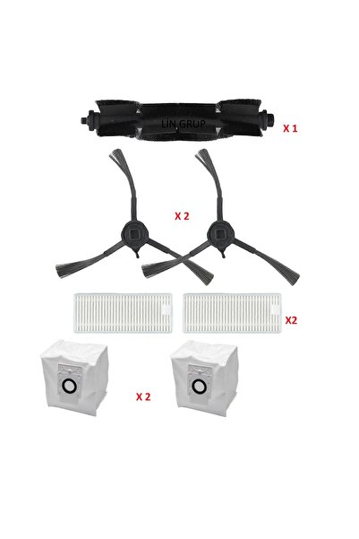 LİN GRUP Ανταλλακτικό για ηλεκτρική σκούπα ρομπότ συμβατό με το μοντέλο Arçel...