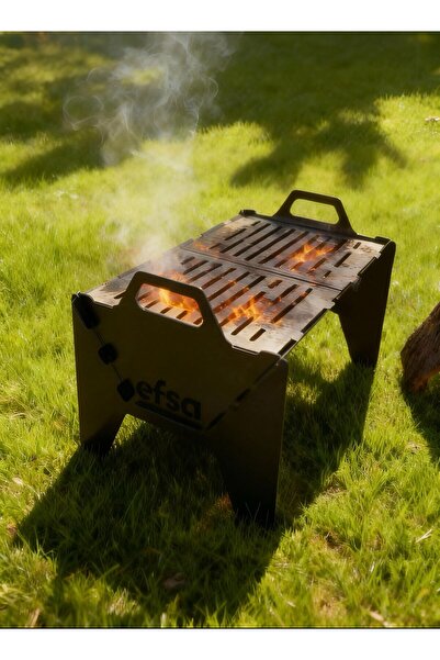 EFSA HOME portatif mangal BARBEKÜ IZGARA ATEŞ ÇUKURU söktak