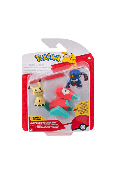 Pokemon Battle 3'lü Figür Seti PKW4091