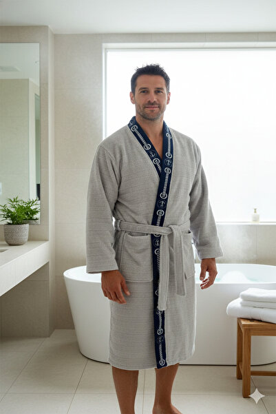 Özdilek Kadın/Erkek Unisex Bornoz - GRİ