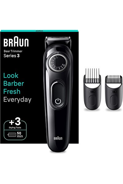 Braun ماكينة تشذيب اللحية من السلسلة 3 3410