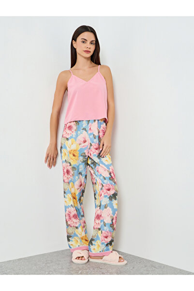Take Two By Styli Women Cami Top and Floral Printed Pyjama Set