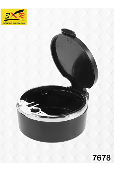 3XR منفضة سجائر للسيارة مع غطاء لحامل الأكواب، للتحكم في رائحة الدخان، سهلة ا...