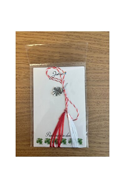 Flippy Traditional martisor, jolie, clover model 2, silver