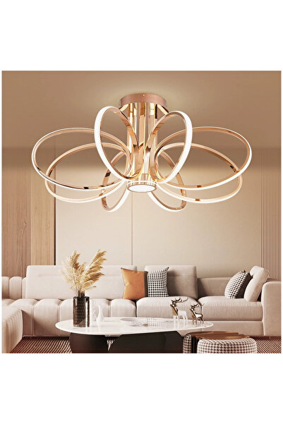 ALC-Shop Lustra LED cu Telecomanda LT771/700GD, 45W, Lumina Calda/Rece/Neutra...