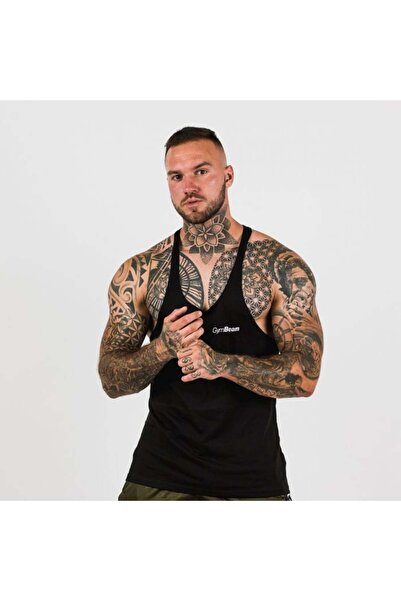 GymBeam Maiou bărbătesc cu imprimeu de tip stringer, negru