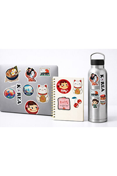 Limitless Design مجموعة ملصقات لطيفة ذات طابع ياباني وكوري