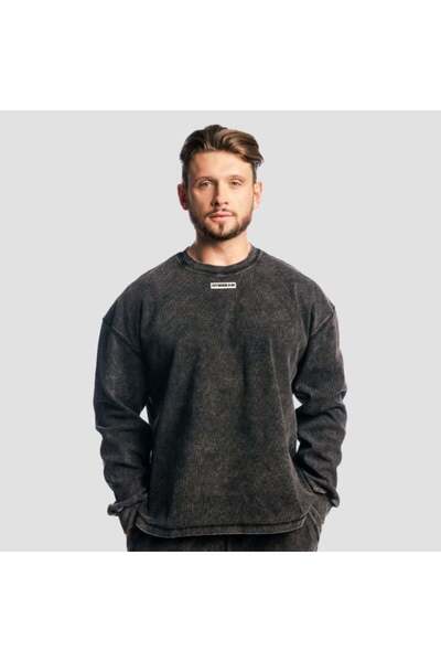 GymBeam Pulover Aura Negru Decapat