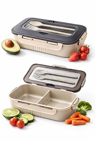 AY&ÇA HOME Taşınabilir Yemek Kabı Lunchbox Diyet, Okul Beslenme Kutusu Saklam...