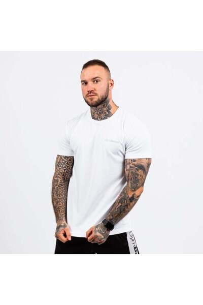 GymBeam Tricou TRN pentru bărbați, alb