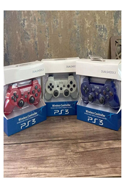 Trio TR903 (Beyaz) Doubleshock PS3 Kablosuz Titreşimli Oyun Kolu
