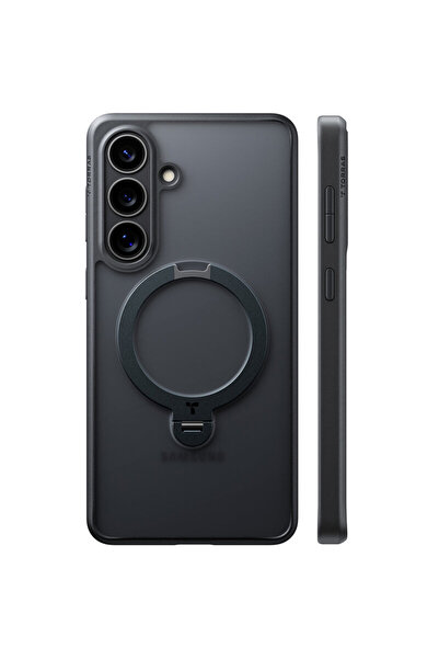 TORRAS Carcasă Samsung Galaxy S26 Plus Ostand Spin Series, Neagră