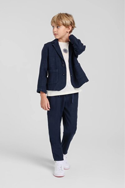 HAUSEkids 5-14 години Royal Atlas Комплект от 3 части за момчета - тъмносин