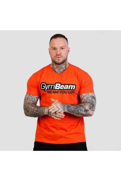 GymBeam Tricou Beam portocaliu