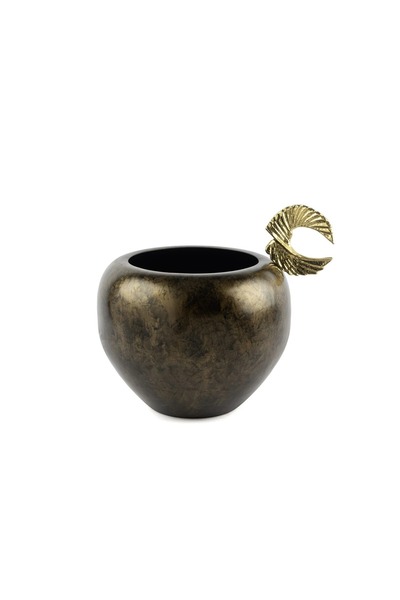 Mikasa Moor Antique Coffee Gold Figured Vase 38X33Cm