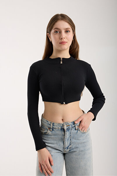 Modazeyosh Women's Zippered Camisole Crop