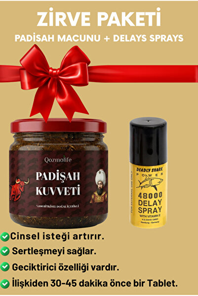 Viga Erkeklere Özel 2’li deadly 48000 Gecsiktircilili Spreys 45mL + 240 g Bit...