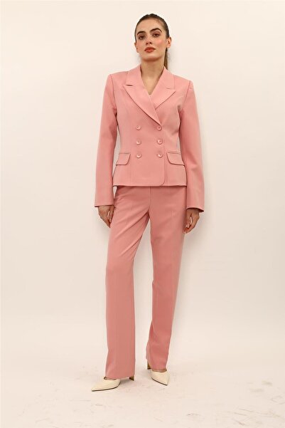 ÖNDER ÖZSOY Men's Collared Buttoned Jacket & Pocketed Trousers Women's Suit-P...