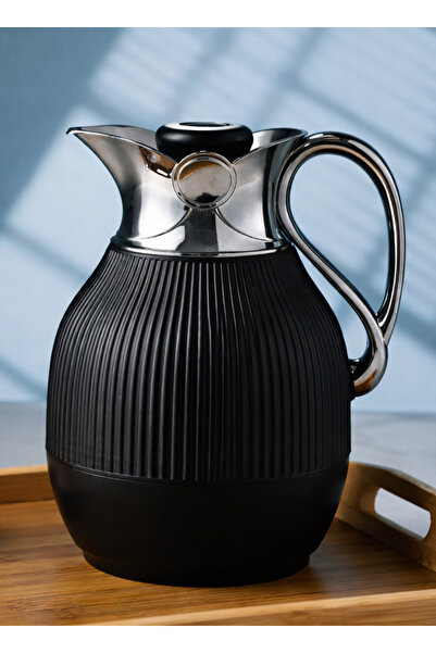 ALQANNAS 1 Liter Insulated Vacuum Thermos Flask | Keeps Drinks Hot for 24 Hou...