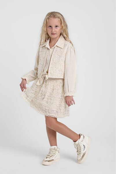 HAUSEkids مجموعة من 3 قطع للفتيات بعمر 5-9 سنوات من بافلوفا لينا - لاتيه