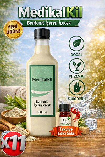 Venur Sefa Sağlığınız İçin MedikalKil Bentonit İçilebilir Kil 1000 ml Doğal D...
