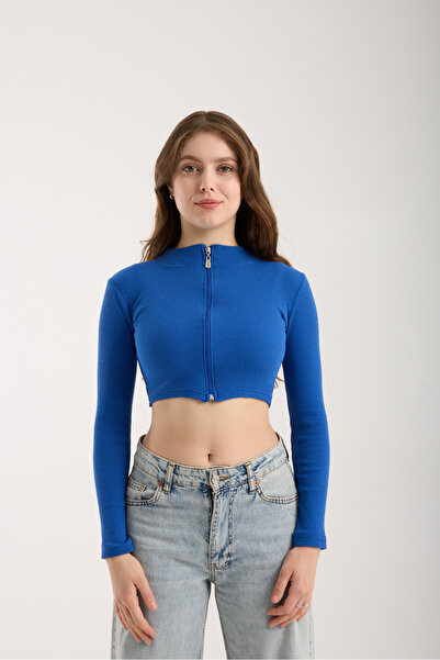 Modazeyosh Women's Zippered Camisole Crop