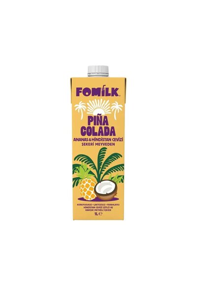 Fomilk Pina Colada - Ananas ve Hindistancevizi Sütlü İçecek 1lt