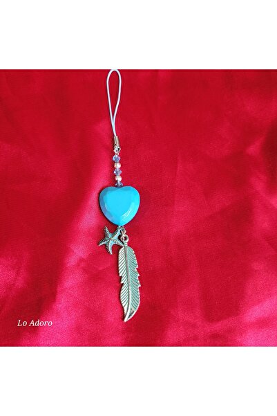 LO ADORO Phone Charm Heart Butterfly Cat Yoga Woman Phone Lanyard Strap Keych...