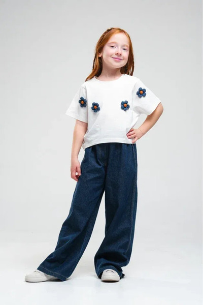 LOCO LOCO Girl's 1065 Pants Oversize Pants