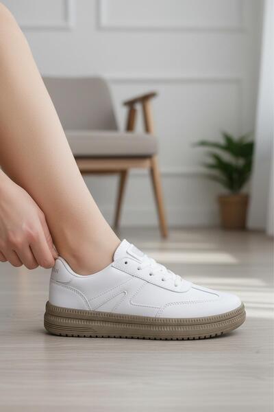 ISPARTALILAR 510 Hazır Taban Unisex Spor Ayakkabı Bağcıklı Rahat Sneaker Erke...