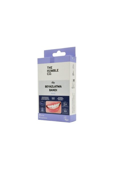 The Humble Co. Teeth Whitening Strips - Fresh Mint (28 Strips) Diş Beyazlatma...